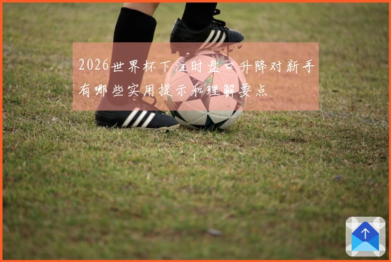 2026世界杯下注时盘口升降对新手有哪些实用提示和理解要点